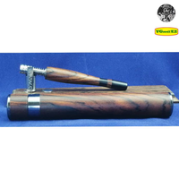 Classic in Cocobolo with African Blackwood Accents / Mouthpiece Including Fat Case with Magnetic Lid  by PhattPiggie