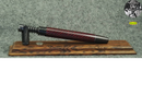 Dart in Red Snakeskin / Blackwood Mouthpiece & Black Hot End by PhattPiggie