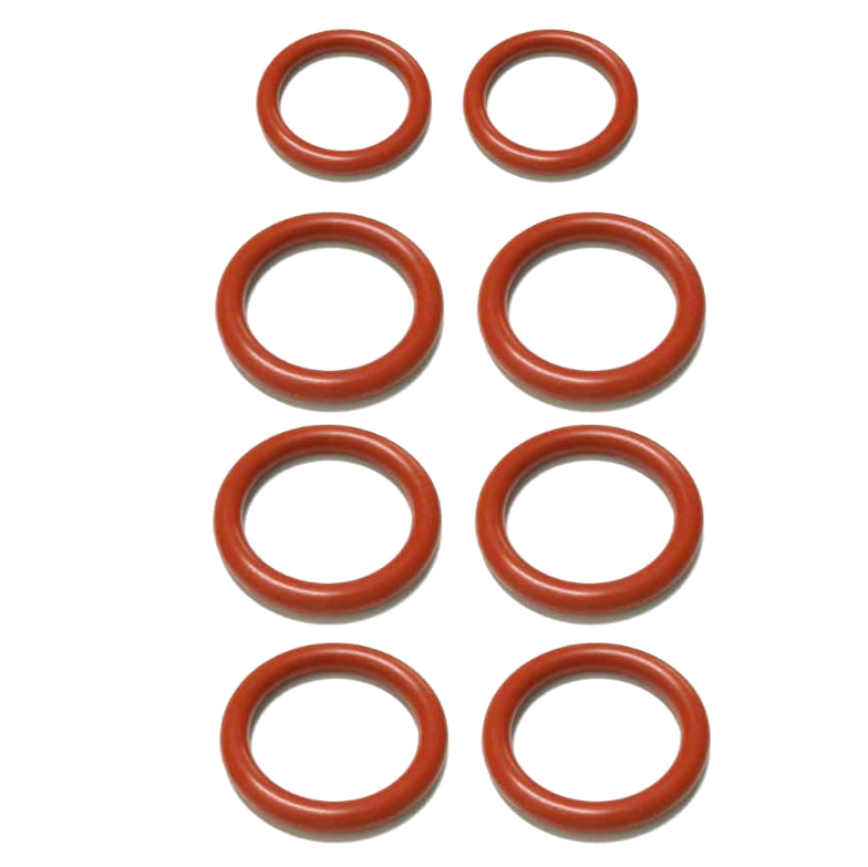 Replacement o-ring kit for the FlipBrick by Sticky Brick Labs includes two sets of o-rings.