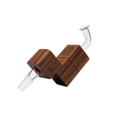 The smallest and lowest-priced device has been redesigned based on customer feedback. The Flip Brick is available in Walnut, Cherry, Rock Maple, and Black Limba, and is a direct WPA for all your water or J-hook needs. Designed to sit upright to store or load, the device flips to attach to your glass.