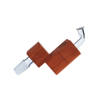 The smallest and lowest-priced device has been redesigned based on customer feedback. The Flip Brick is available in Walnut, Cherry, Rock Maple, and Black Limba, and is a direct WPA for all your water or J-hook needs. Designed to sit upright to store or load, the device flips to attach to your glass.