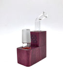 The smallest and lowest-priced device has been redesigned based on customer feedback. The Flip Brick is available in Walnut, Cherry, Rock Maple, and Black Limba, and is a direct WPA for all your water or J-hook needs. Designed to sit upright to store or load, the device flips to attach to your glass.