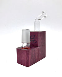 The smallest and lowest-priced device has been redesigned based on customer feedback. The Flip Brick is available in Walnut, Cherry, Rock Maple, and Black Limba, and is a direct WPA for all your water or J-hook needs. Designed to sit upright to store or load, the device flips to attach to your glass.