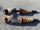 Turritella Shell w/ Blackwood Accents (Includes Matching Magnetic Decapper) by PhattPiggie  *Incredibly Unique!*