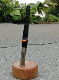 Classic in African Blackwood w/ Pink Floyd Inlay & Finned Hot End by PhattPiggie