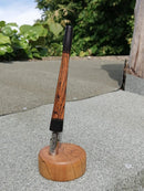 Square in African Blackwood and Bocote with Walnut Burr Accents by PhattPiggie