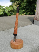 Chillum in African Blackwood/Olivewood w/ Turquoise inlay by PhattPiggie