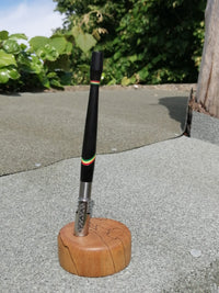 Classic in African Blackwood w/Rasta inlay by PhattPiggie