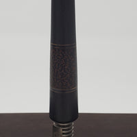 Chillum in African Blackwood w/ Black Palm and Walnut Burl Accents by PhattPiggie