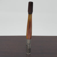 Classic in Synthetic Tortoise Shell w/ Finned Hot End & Kingswood Mouthpiece by PhattPiggie