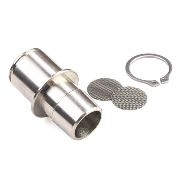 The B-Zero is the latest iteration of the "B" series of heads. This time, it is a single piece "ball" device inspired by the different DIY devices appearing in the community, namely the DIY device put together by "secreagent" which involved the CH 18mm posts and a 16mm coil.

CH removed the machined screen (extra mass) and replaced with a second 5/8 double weave screen located directly below the coil. They also increased the mass to fit one of our 20mm Flowerpot coils.