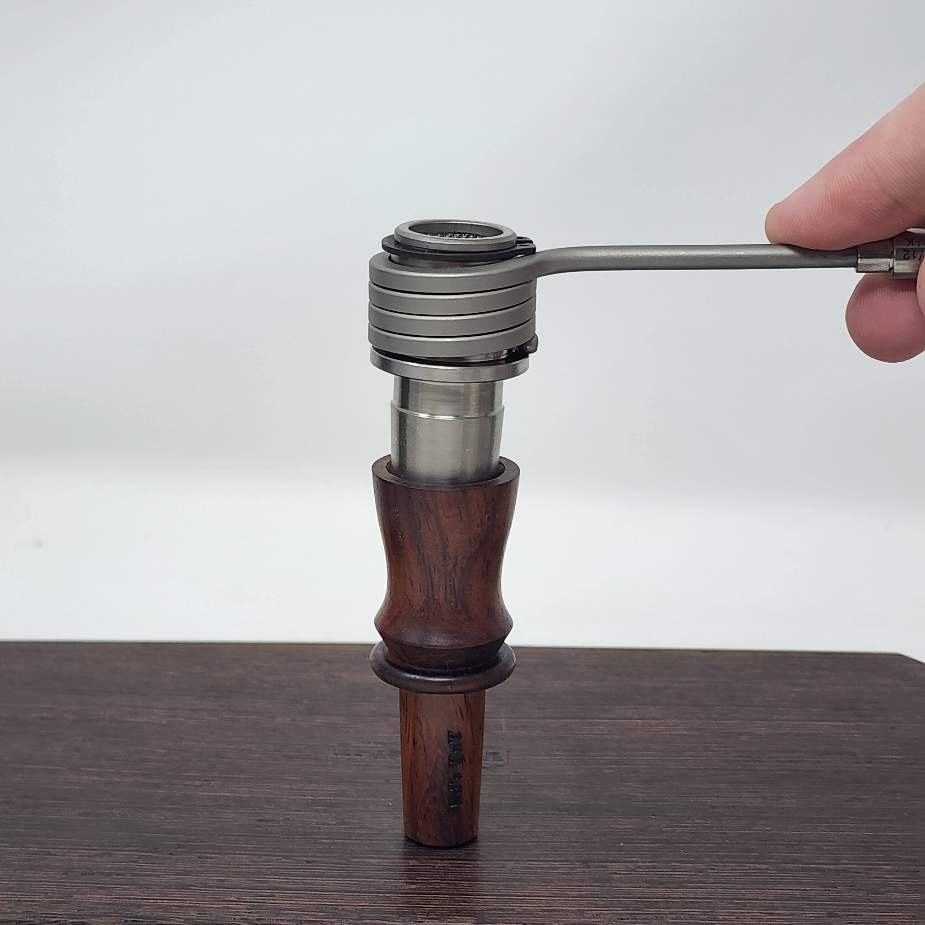 The B-Zero is the latest iteration of the "B" series of heads. This time, it is a single piece "ball" device inspired by the different DIY devices appearing in the community, namely the DIY device put together by "secreagent" which involved the CH 18mm posts and a 16mm coil.

CH removed the machined screen (extra mass) and replaced with a second 5/8 double weave screen located directly below the coil. They also increased the mass to fit one of our 20mm Flowerpot coils.