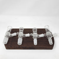 These Injector Chambers work with all injector style ball units on the market including the DC Elev8R, TiTi, Pinky, B0, B1, B2, Lethal Injector, Hot Rod, Terp Torch, Qaromashop (some have reported fitment issues with the Taroma lite but the others seem to work) and others.