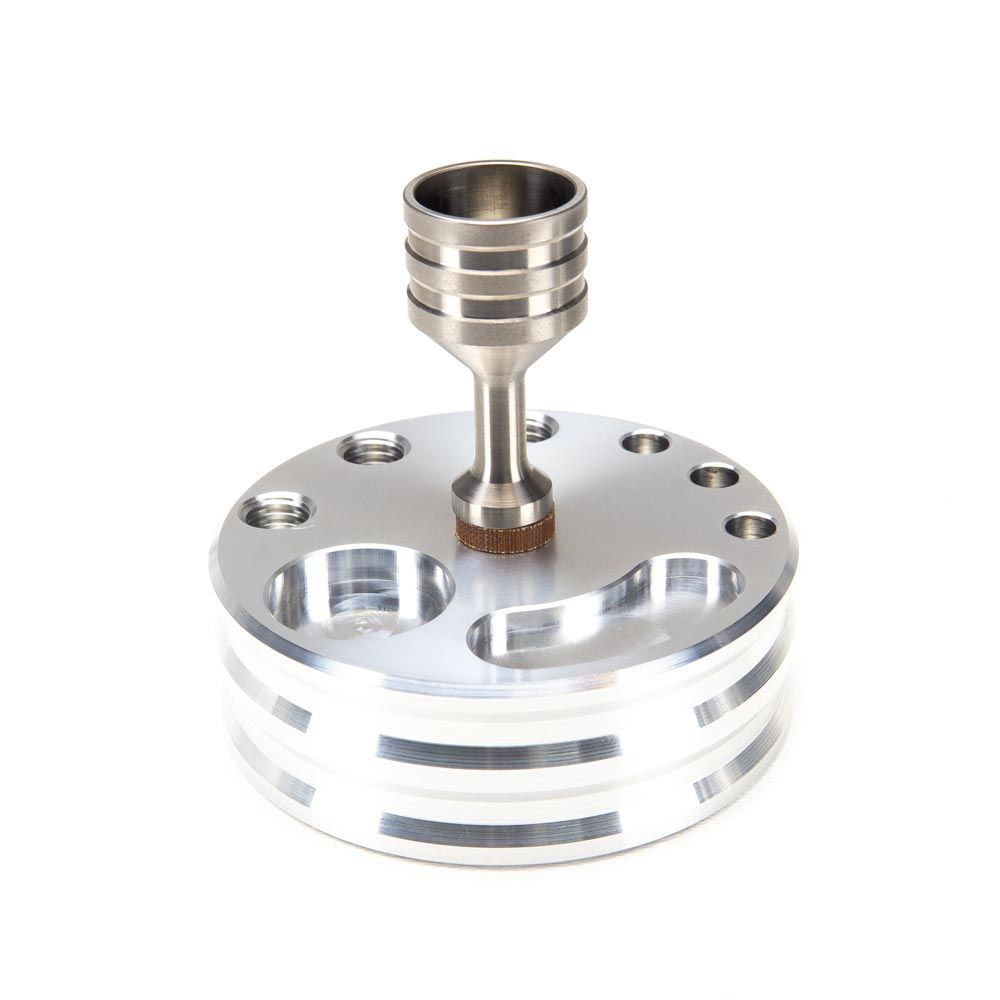 Heat Post for Vaporizer

Fits FlowerPot heads and DCup Connection Posts
Attaches to any of the Cannabis Hardware safety stands
Phenolic Insulator
Grade 2 Titanium
Made in the USA
Part 3196
Compatible with Standard, Single PID and Dual PID Stands 