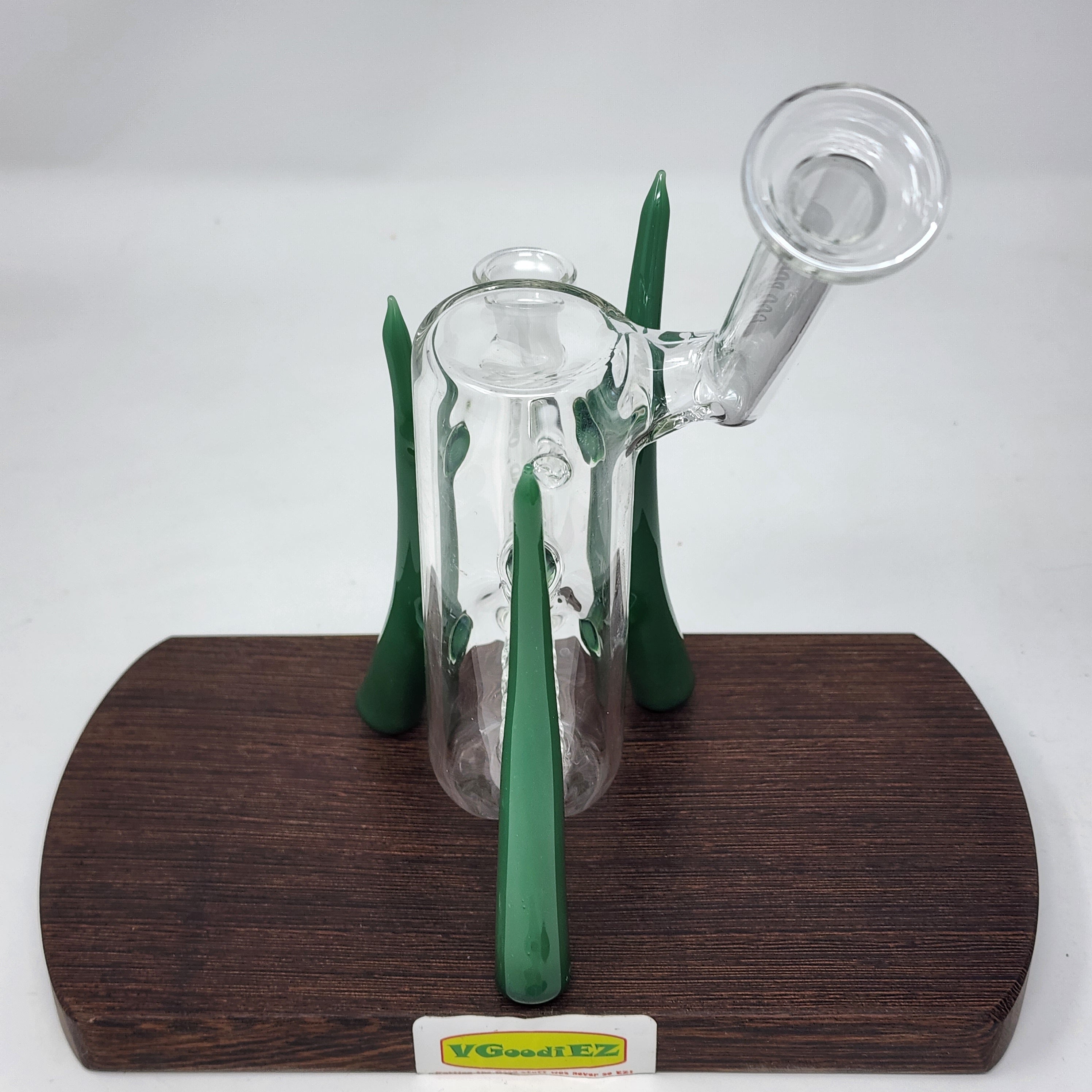 This inline Rig by Goo Roo Glass is set up with triple horns. 14 mm female joint. Made in the USA!!!



** This product is individually handmade by the same or different glass blower and there may be a variation in size of product. There could also be a variation in the logo size, placement, and color…
