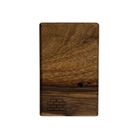 The Sticky Brick Junior is our butane-powered portable. Measuring 4.5 inches tall, 3 inches wide, and 1 inch thick, it will fit right in your pocket or bag to take on the go. The protective cap secures with the same extra-strong, rare earth magnets that we use in all of our devices. As with all of our Sticky Bricks, the wooden body and the glass are worked by hand right here in our workshop.