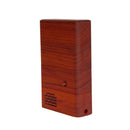 The Sticky Brick Junior is our butane-powered portable. Measuring 4.5 inches tall, 3 inches wide, and 1 inch thick, it will fit right in your pocket or bag to take on the go. The protective cap secures with the same extra-strong, rare earth magnets that we use in all of our devices. As with all of our Sticky Bricks, the wooden body and the glass are worked by hand right here in our workshop.