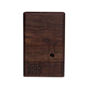 The Sticky Brick Junior is our butane-powered portable. Measuring 4.5 inches tall, 3 inches wide, and 1 inch thick, it will fit right in your pocket or bag to take on the go. The protective cap secures with the same extra-strong, rare earth magnets that we use in all of our devices. As with all of our Sticky Bricks, the wooden body and the glass are worked by hand right here in our workshop.