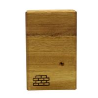The Sticky Brick Junior is our butane-powered portable. Measuring 4.5 inches tall, 3 inches wide, and 1 inch thick, it will fit right in your pocket or bag to take on the go. The protective cap secures with the same extra-strong, rare earth magnets that we use in all of our devices. As with all of our Sticky Bricks, the wooden body and the glass are worked by hand right here in our workshop.