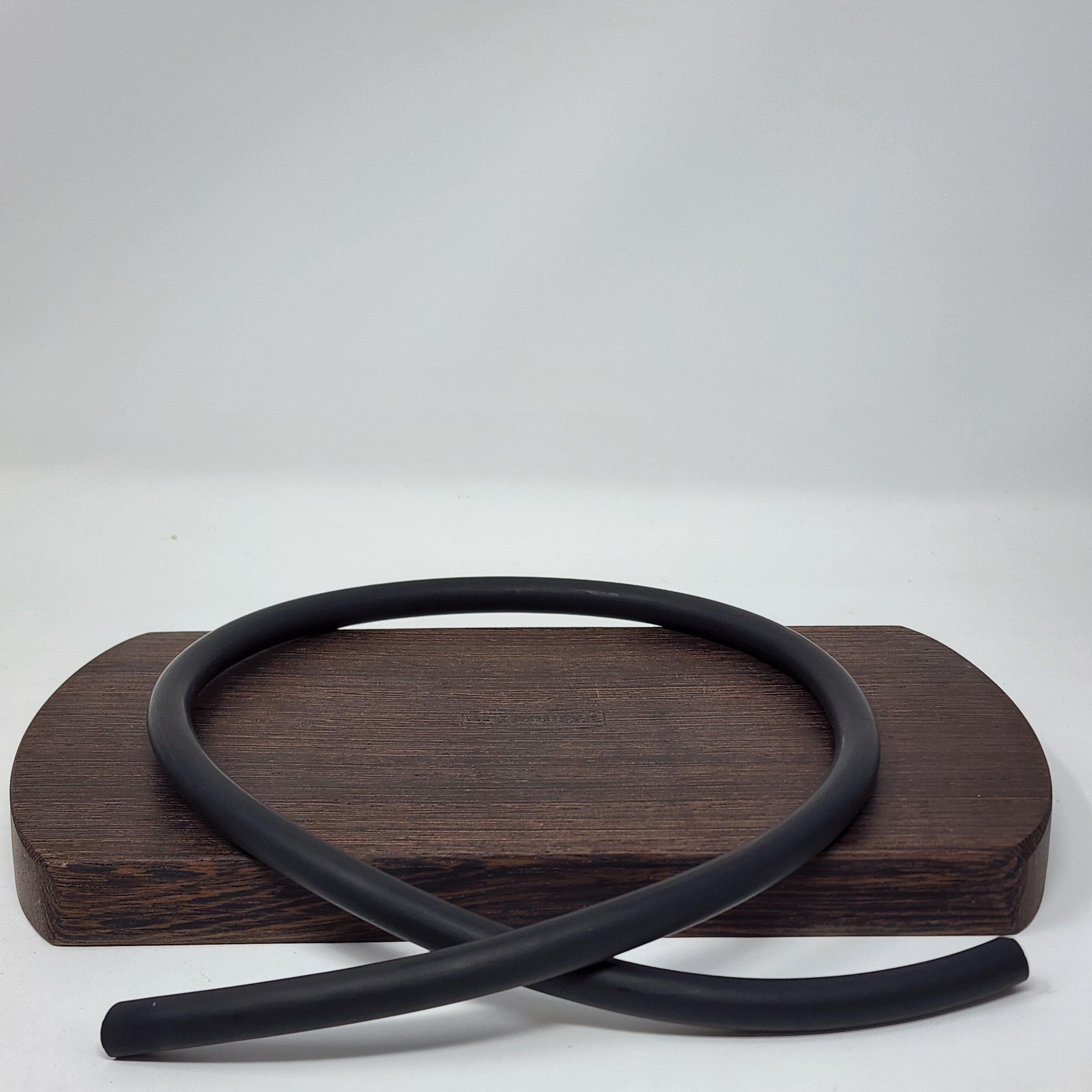 Medical Grade Black Latex Tubing. 3/8" OD, 1/4" ID. Safe, pliable, won't add taste, won't look dirty after limited use and lint won't stick to this. Suitable replacement for the Goo Roo Hookah Hose and many other whip applications. You are paying for one two foot section. Also known as surgical tubing.