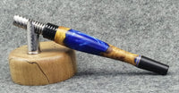 Classic Porky in Maple Burl / Blue Hybrid by PhattPiggie