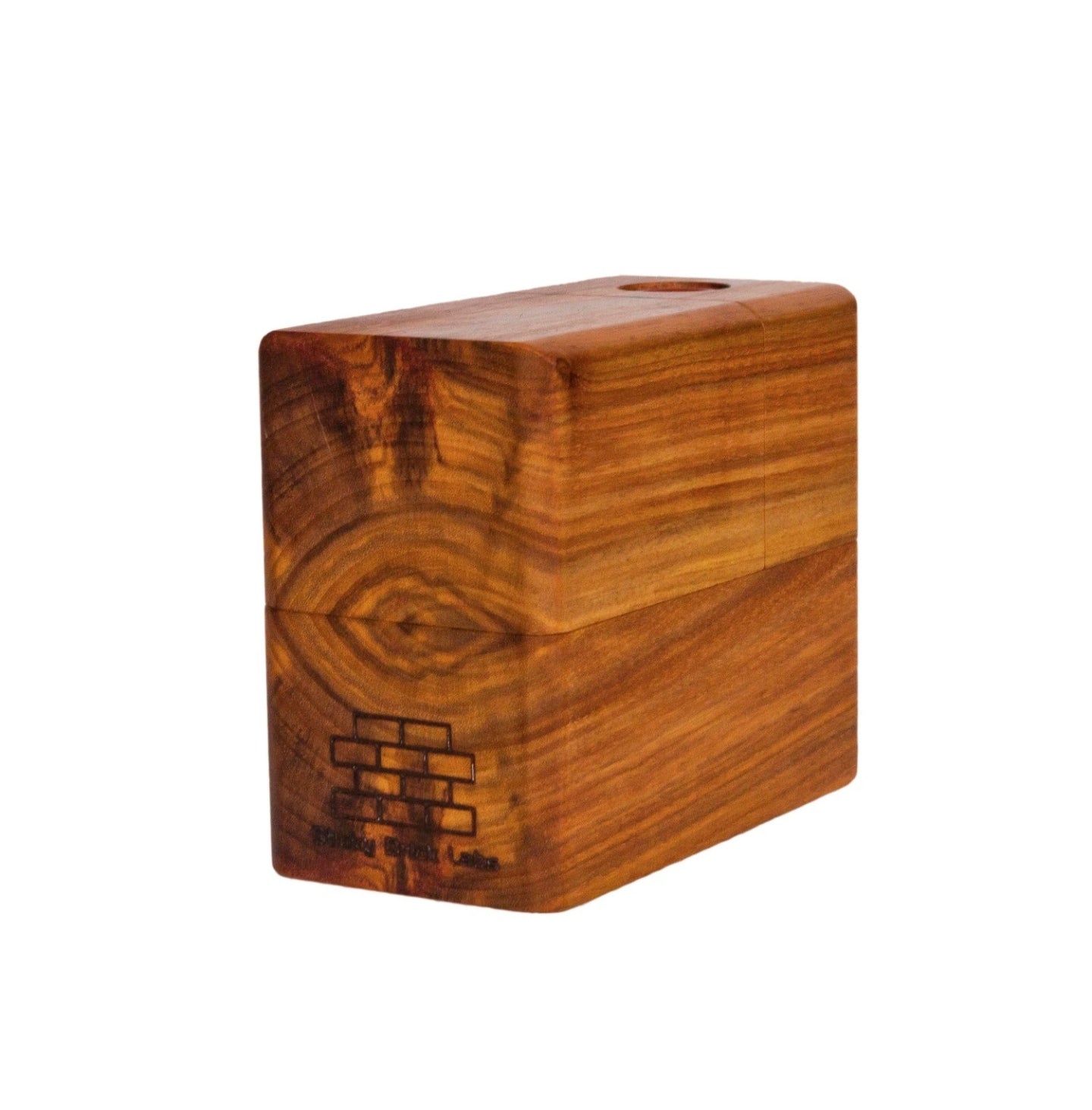 The Sticky Brick Maxx is available in a variety of wood choices. Ships with a torch, 18mm female, 18mm male, and 14mm male whip connectors along with 16” of silicone whip tubing, 18mm female dry mouthpiece, 6-pack of screens, carb corks, an extra jar cork, and led tweezers. Now ships with two Restrictor Discs.