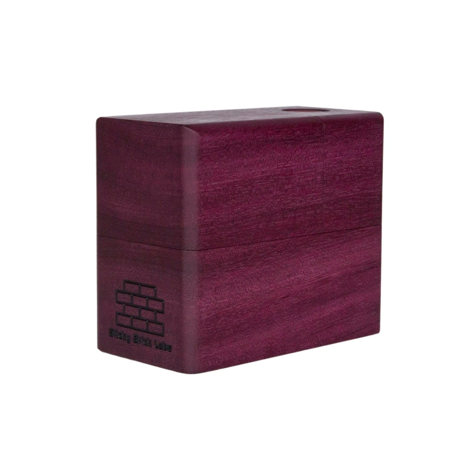The Sticky Brick Maxx is available in a variety of wood choices. Ships with a torch, 18mm female, 18mm male, and 14mm male whip connectors along with 16” of silicone whip tubing, 18mm female dry mouthpiece, 6-pack of screens, carb corks, an extra jar cork, and led tweezers. Now ships with two Restrictor Discs.