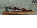 Full Open Twist in Purple Yew w/ African Blackwood Accents & Black Glass Liner by PhattPiggie