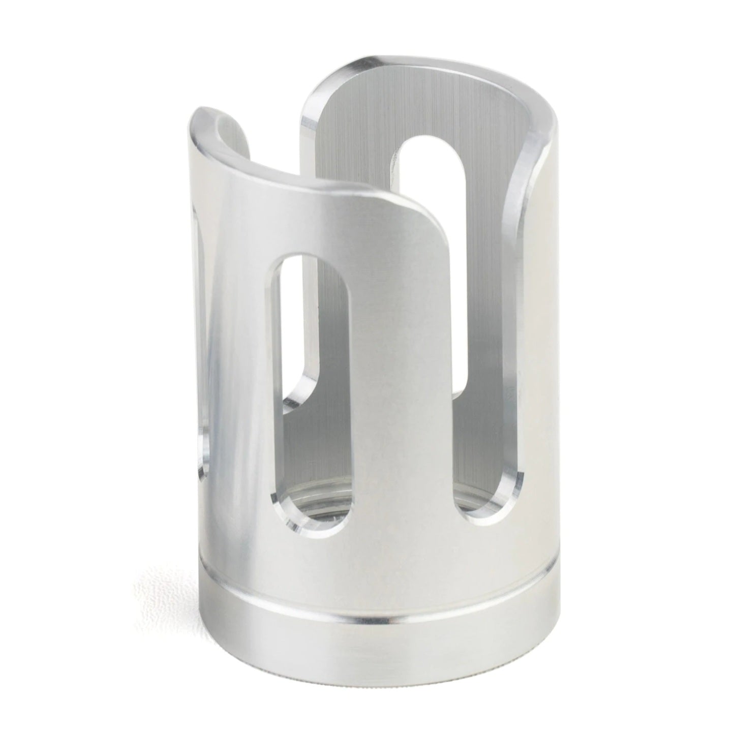 Secure your Flowerpot Head!

*If you will be using this on an existing CH stand, pick the curved adapter. Heat Post needed to attach to stand and Sold Separately.

This new heat shield works along side the Insulated Heat Post to ensure the Flowerpot Head (B1, B2 or Injector) is safely kept and out of easy reach. This shield is milled from 6061 aluminum tubing to minimize waste and make the process more efficient.