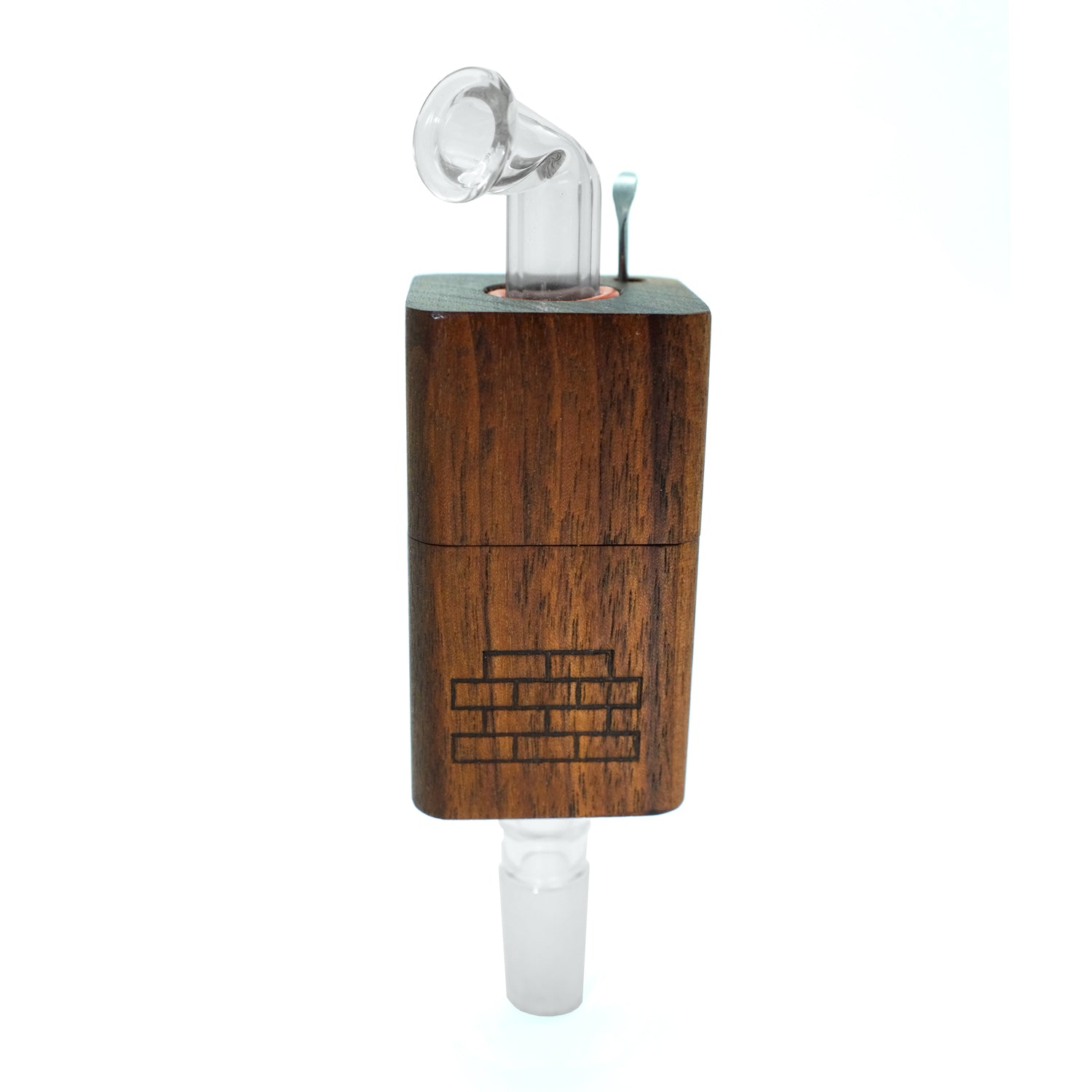 The Twist by Sticky Brick Labs is a versatile thermal extractor that can be butane torch-powered or used with a heated injector to pair with your favorite water piece.

The Twist is proudly Hand Made in the USA here in North Carolina. The lumber is sourced locally from vendors that prioritize sustainability and top quality. Our glass parts are made in-house using the highest quality scientific German glass.