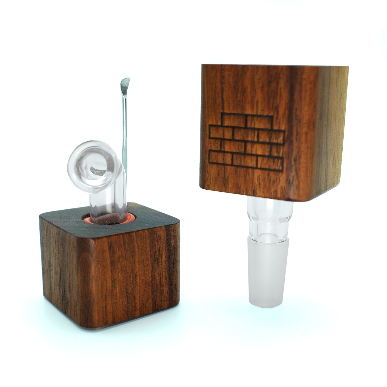 The Twist by Sticky Brick Labs is a versatile thermal extractor that can be butane torch-powered or used with a heated injector to pair with your favorite water piece.

The Twist is proudly Hand Made in the USA here in North Carolina. The lumber is sourced locally from vendors that prioritize sustainability and top quality. Our glass parts are made in-house using the highest quality scientific German glass.