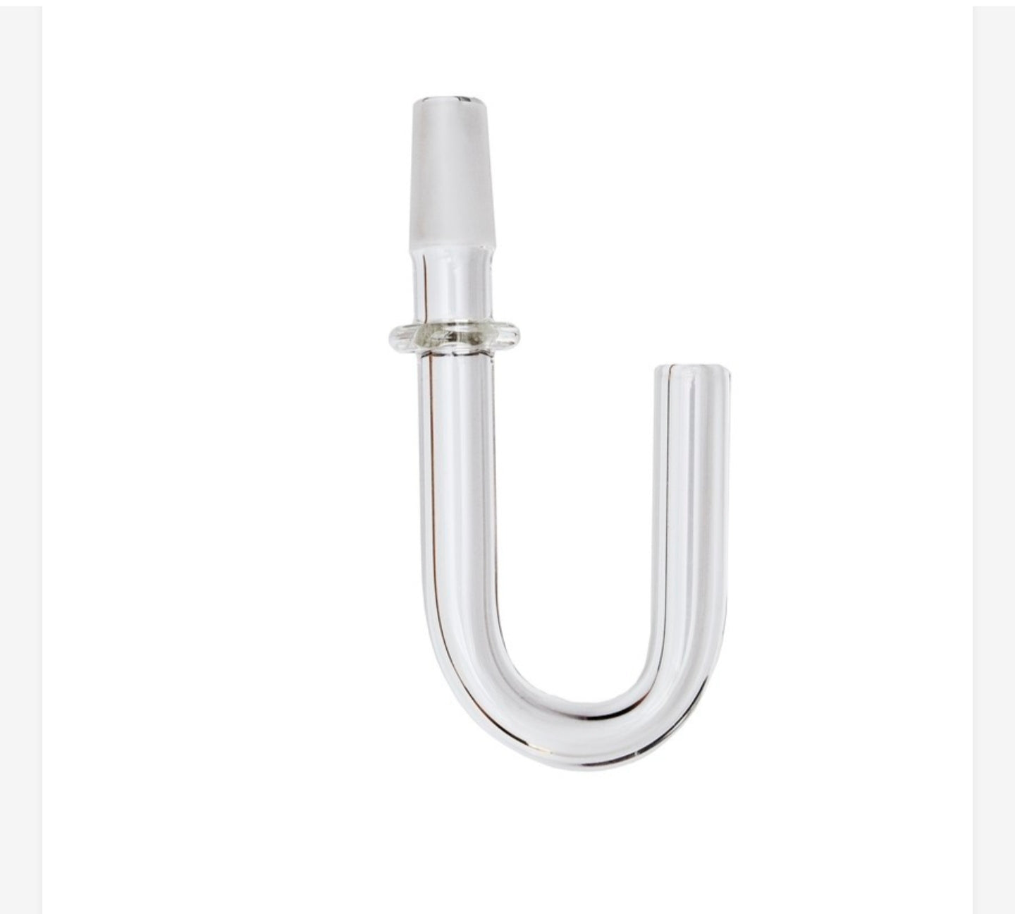 Our U-Joint for the Sticky Brick Junior and Runt replaces your mouthpiece and gives a direct 14.4mm male connection to use with your favorite glass. Made in Asheville North Carolina from our normal thick ass glass and carries a 15 day warranty against defects. The U-Joint will ship with an additional o-ring and carb cork.

Vaporizers for display purposes only and not included in sale.