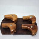 Handmade in the Southeast United States these are made to fit normal Auber and Cannabis Hardware coils. May work with others if modified.

Hickory has a big range of color and grain which is why we took a special photo of those. If you have preference on the color variation you can request in the order notes and we will do our best to accommodate.

*Requires Alan wrench to install to coil. Not included.