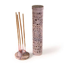 Tower Incense Burner in Soapstone By Prabhuji's Gifts (701-17)