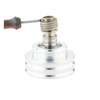 Hangar Thread Cover

This cover is designed to hide the threads that are visible on the Hangar 3" Threaded Base if you do not intend to use them.

It is not functional and will keep you from using the Hangar Heat Shield while it is threaded on.

It is made from 6061 Aluminum in Boynton Beach, FL