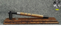 Slimline in Koa w/ Triple Dark Matters Accents by PhattPiggie