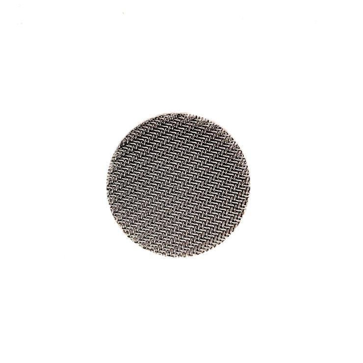 Tighter Weave Screen sourced in the USA
60/.009"/TITANIUM GR-1 (Wire Size)
.0077" Opening
3/4" Dia. Tol. -0", +.005"
Sold individually
Clean with alcohol
Fits Shovelhead Flowerpot Bowls
Does not fit Flowerpot Glass Bowls