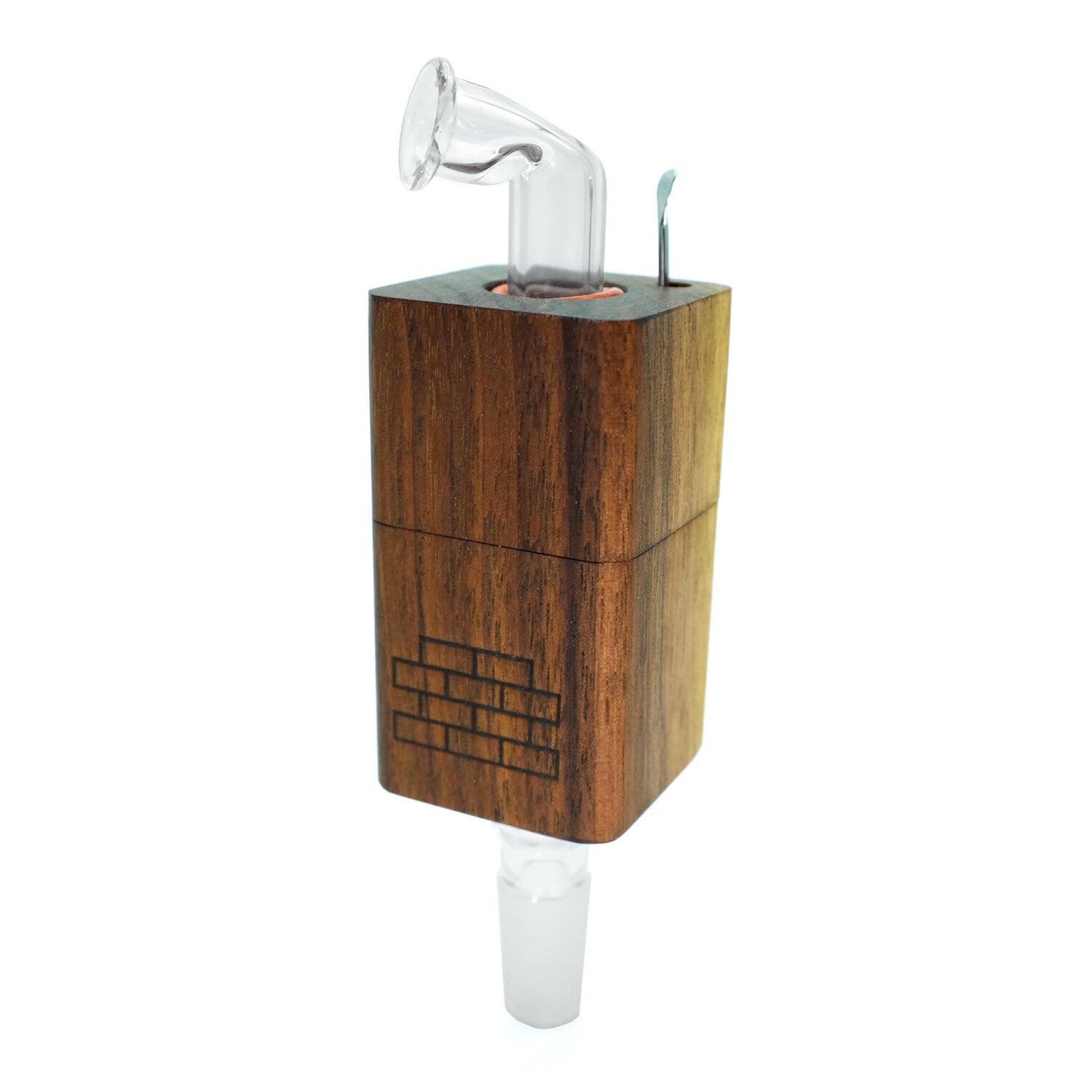The Twist by Sticky Brick Labs is a versatile thermal extractor that can be butane torch-powered or used with a heated injector to pair with your favorite water piece.

The Twist is proudly Hand Made in the USA here in North Carolina. The lumber is sourced locally from vendors that prioritize sustainability and top quality. Our glass parts are made in-house using the highest quality scientific German glass.