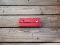 Handcrafted Leather Sleeves for the Grasshopper Vaporizer (Red)