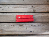 Handcrafted Leather Sleeves for the Grasshopper Vaporizer (Red)