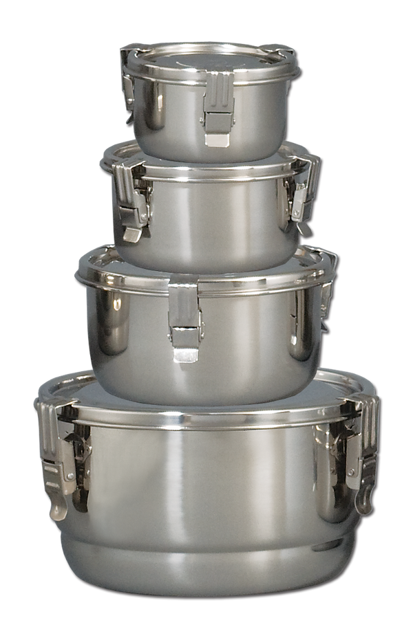 Stainless Steel Humidity Controlled Storage Container by CVault