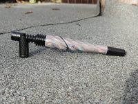 Tru Stone Twist Acrylic Black Finned w/African Blackwood Mouthpiece by PhattPiggie