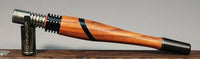 Cocobolo Classic Black Finned w/Wide Band Accent & African Blackwood Mouthpiece by PhattPiggie