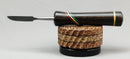Dabber in African Blackwood w/Rasta Inlay by PhattPiggie